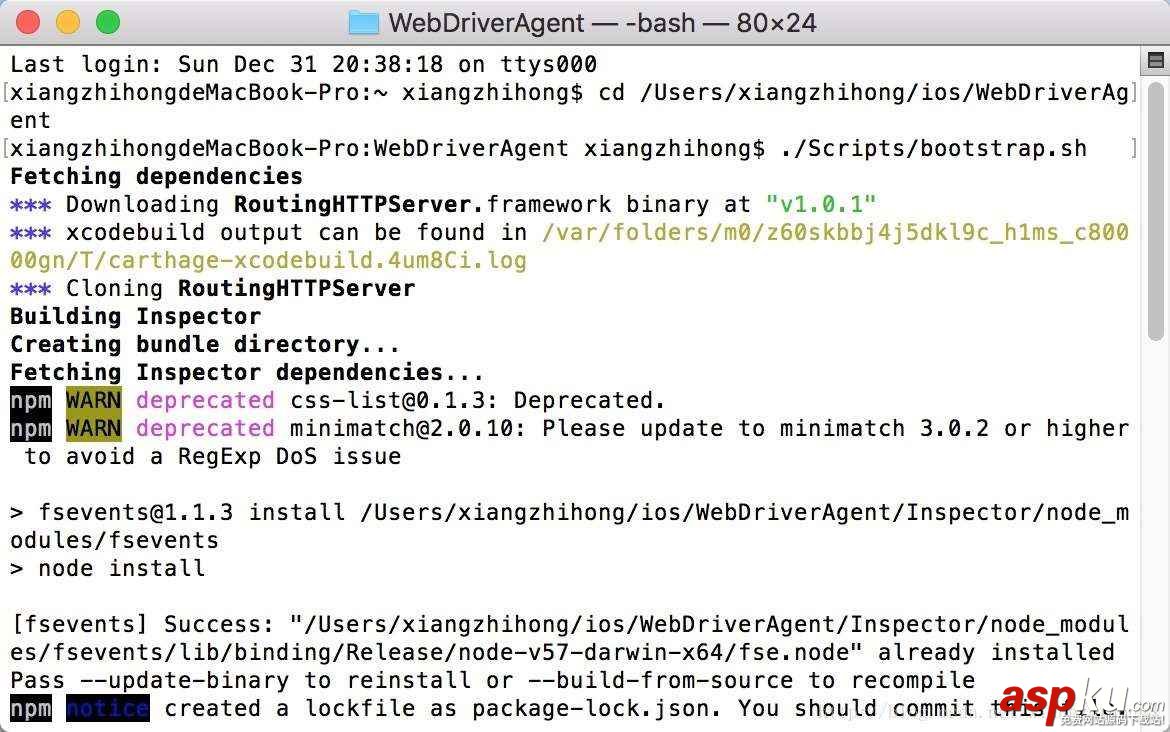 iOS,WebDriverAgent,环境搭建