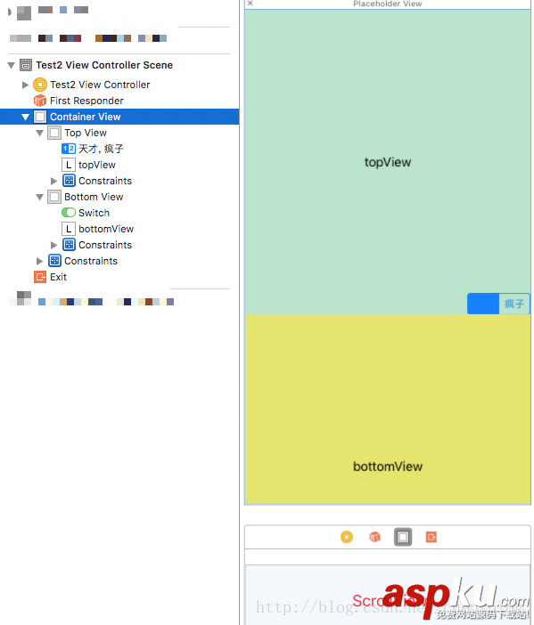 ios,scrollview布局,scrollview,自动布局