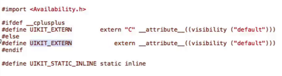 ios,extern,static,const,uikit