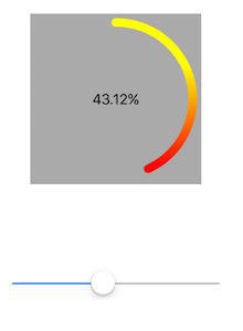 ios,圆形进度条,环形进度条动画,环形渐变色进度条