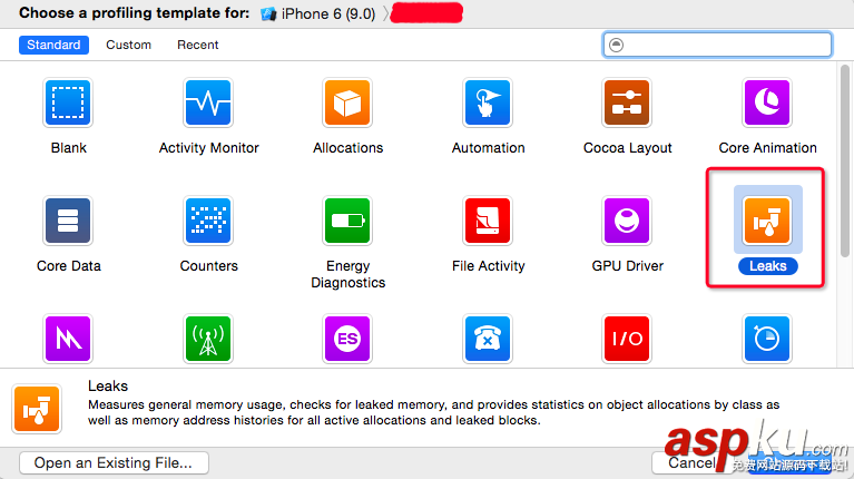 ios,检测内存泄露,Xcode7,内存泄露,ios内存泄露检测工具