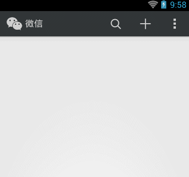 android,仿微信主界面,微信,主界面
