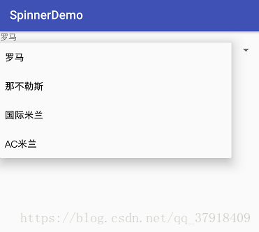 Android,Spinner,下拉框