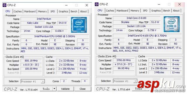 奔腾G4560对比i3-6100,奔腾G4560和i3-6100哪个好,奔腾G4560和i3-