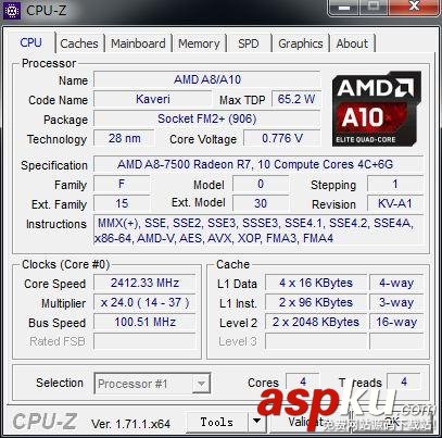 APU,AMD,CPU,A8-7500