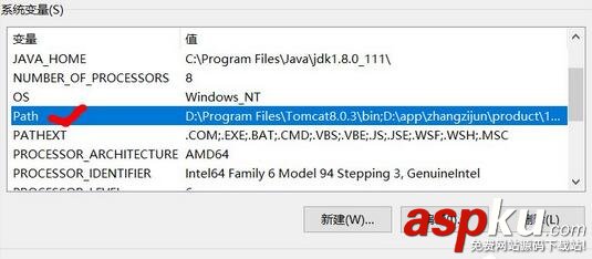 Tomcat环境变量配置,Win10系统