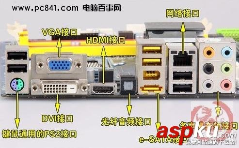 电脑硬件知识,主板接口