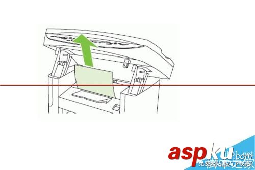 HPM1522MFP,打印机卡纸,清除卡纸