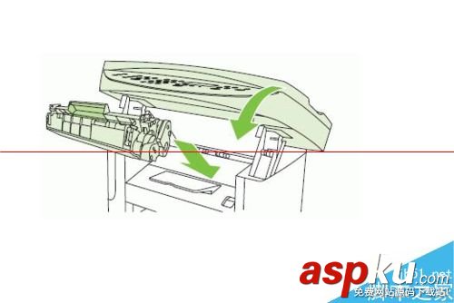 HPM1522MFP,打印机卡纸,清除卡纸