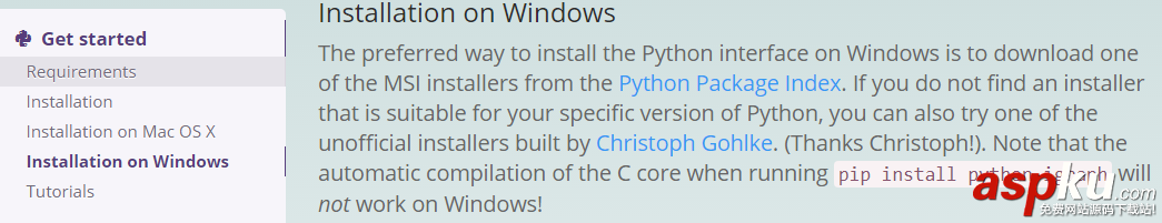 Python-igraph环境配置,python-igraph,Windows7