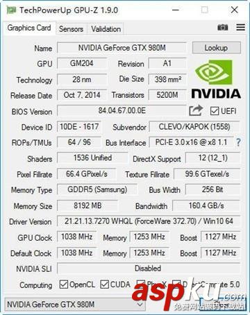 NVIDIA,GTX980M,GTX1060,游戏本