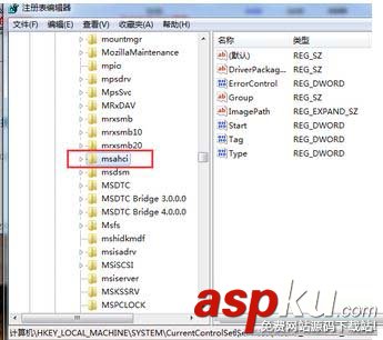 win7,注册表,msahci