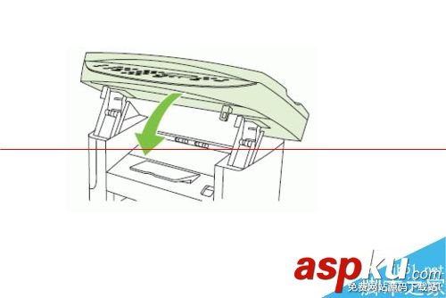 HPM1522MFP,打印机卡纸,清除卡纸