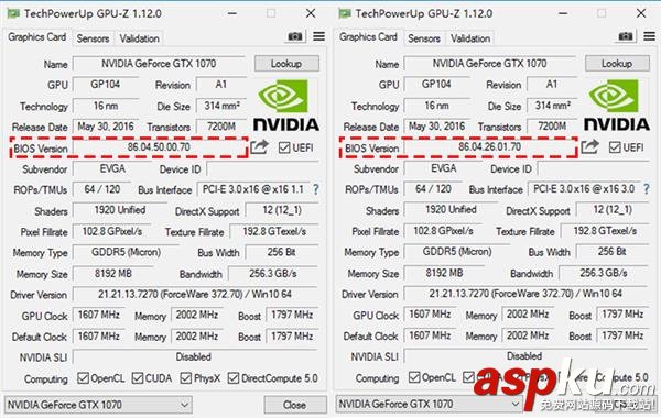 GTX1070,BIOS