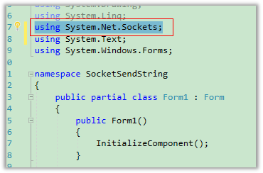 C#,socket,字符串