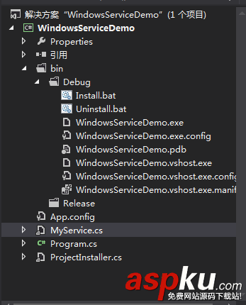 C#,Windows,Service