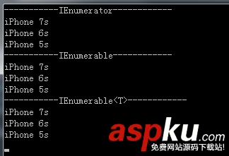 ienumerable,ienumerator,C#,接口