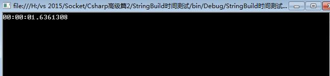 C#,String,StringBuilder,运行速度