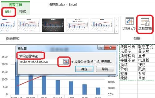 excel2013中柏拉图如何制作 excel2013柏拉图制作方法