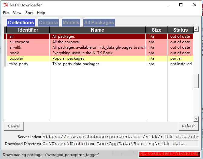 Windows,Anaconda2,安装,NLTK