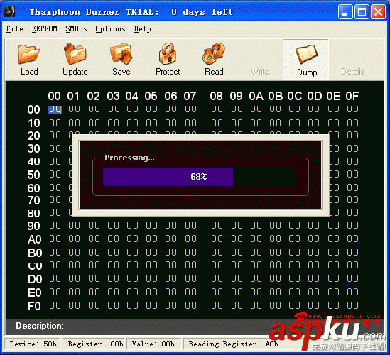 使用Thaiphoon更改DDR2内存条SPD信息