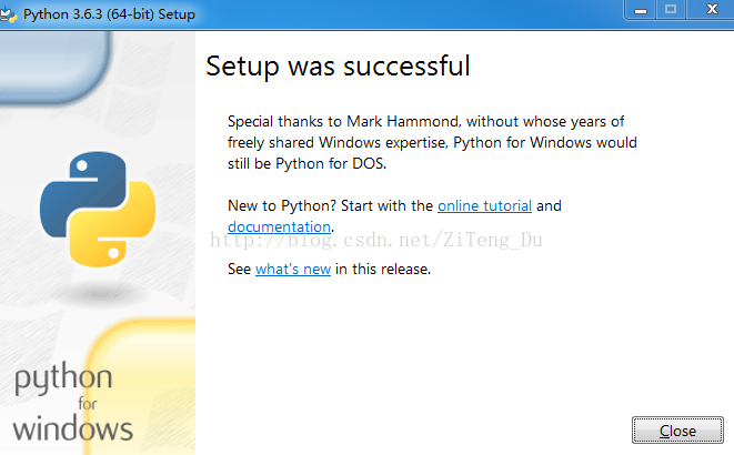 win7,python3.6