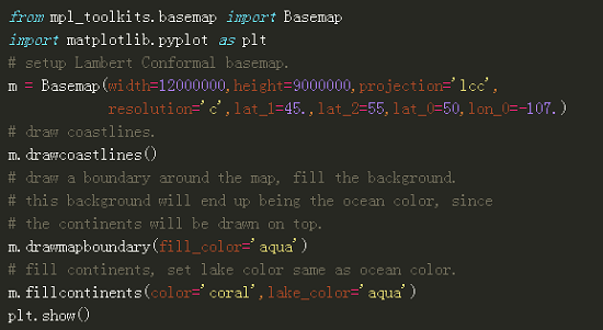 Python3,Anaconda,basemap