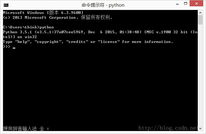 Win8,python3.5.1