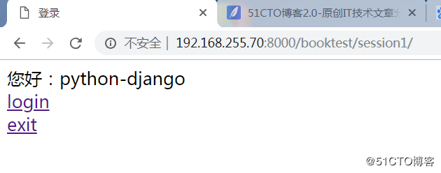 django,session,状态保持