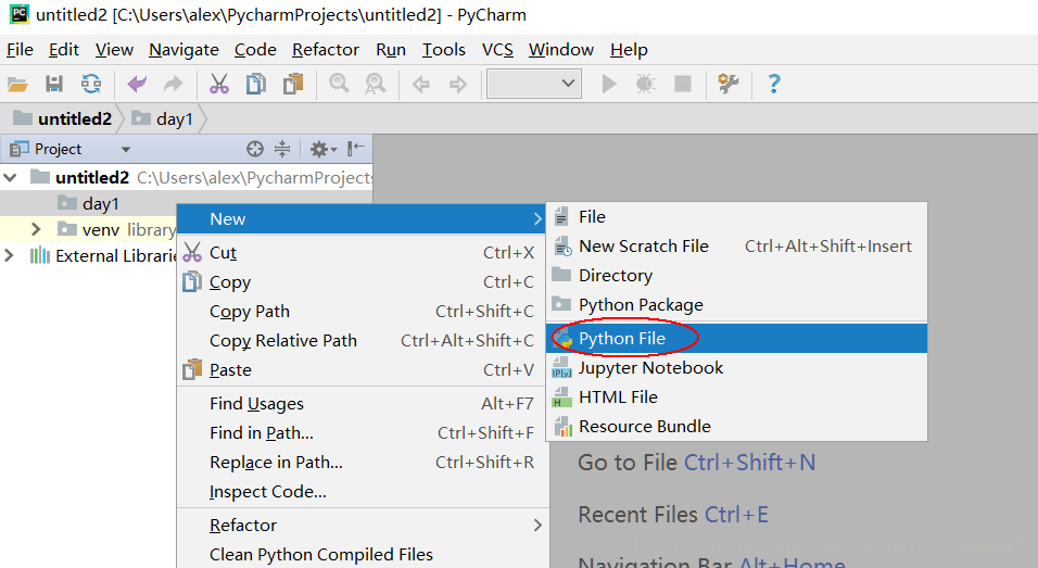 windows,pycharm,安装,创建文件,配置默认模板