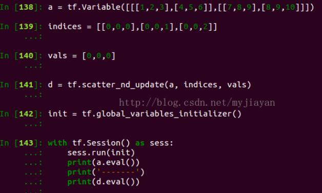 tensorflow,数组,元素