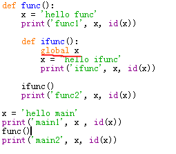 Python,关键字,global,nonlocal