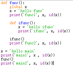 Python,关键字,global,nonlocal