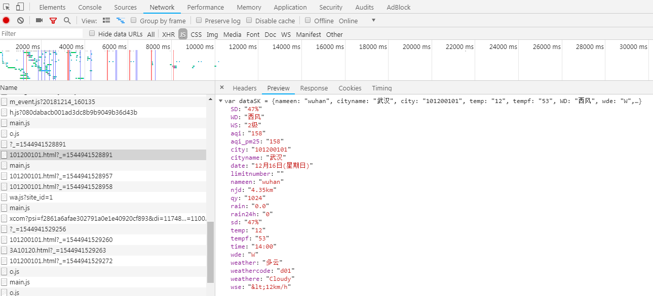 Python3,爬虫,天气预报