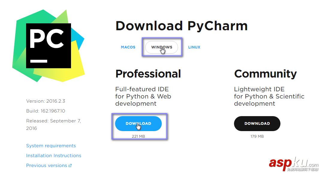 PyCharm,win10,x64