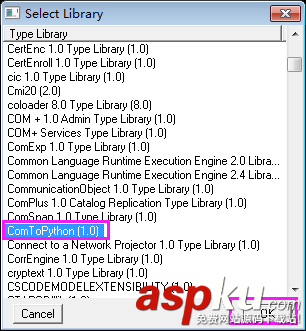 Python,C#,Com,dll组件