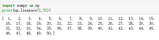 numpy,linspace,函数,python