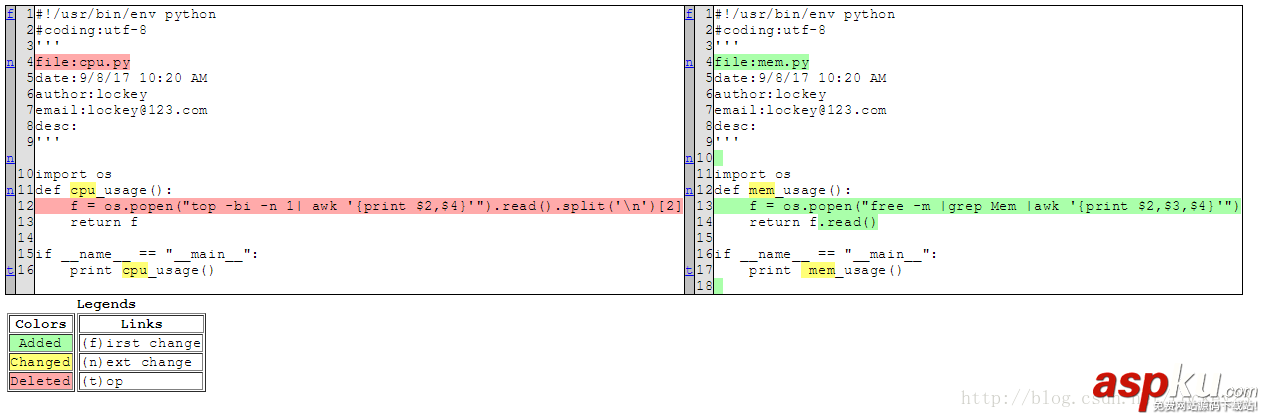 python,difflib,模块