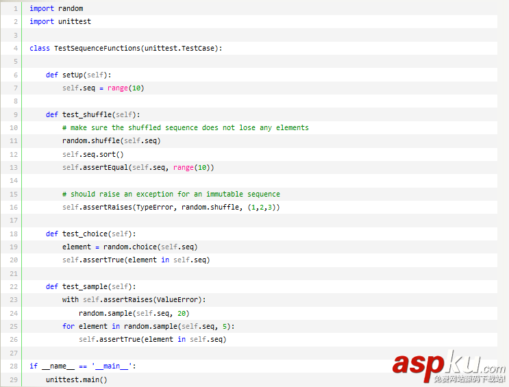 Python单元测试unittest,Python单元测试,Python,unittest