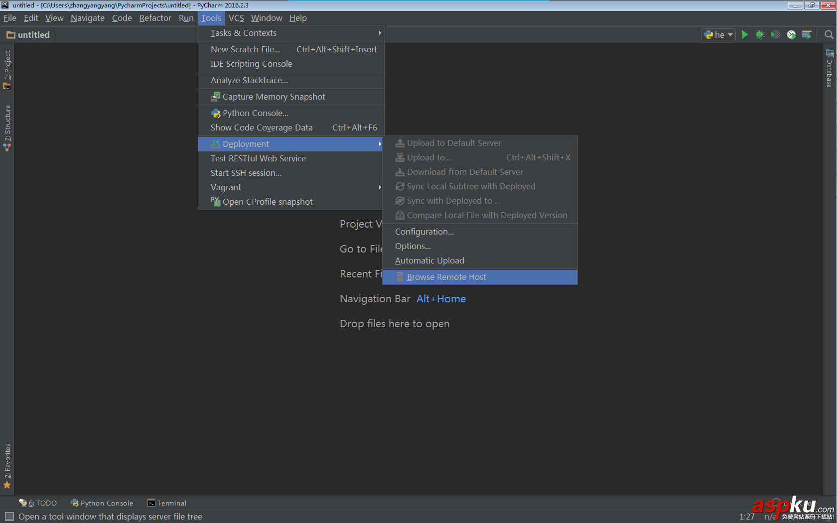 pycharm,openstack