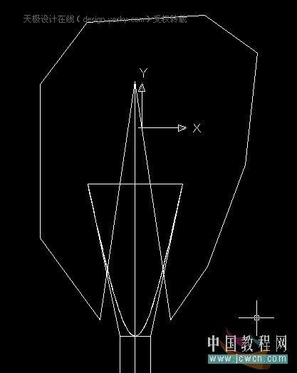 AutoCAD造型实例：一字形螺丝刀头