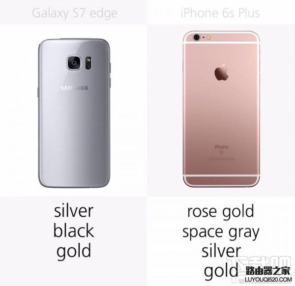 三星S7和苹果iPhone6s哪个好，S7和iPhone6s规格参数外观配置对比