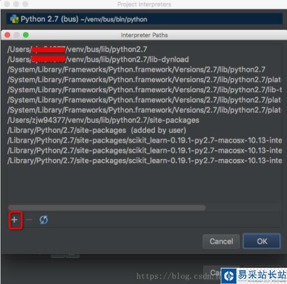 mac PyCharm添加Python解释器及添加package路径