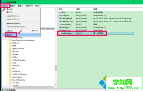 电脑中如何通过修改注册表来设置网络连接备注4