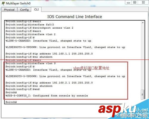 cisco,三层交换机,vlan