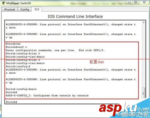 cisco,三层交换机,vlan