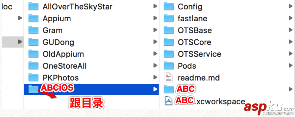 swift,xcworkspace,多项目管理