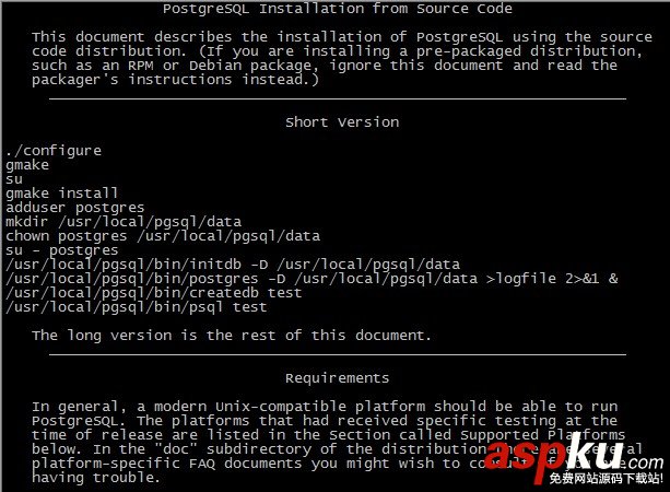 CentOS 6.3下PostgreSQL 的安装与配置