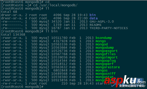 Linux系统下MongoDB的简单安装与基本操作