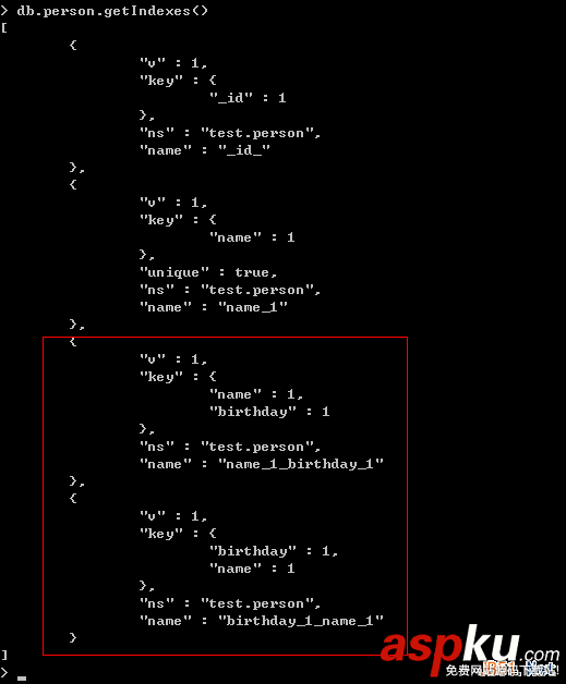 MongoDB入门教程之索引操作浅析